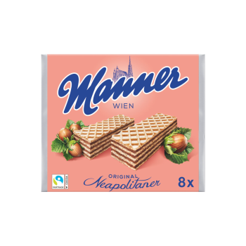 Manner Schnitten Original Neapolitaner, 8 Packungen, 600 Gramm Packung
